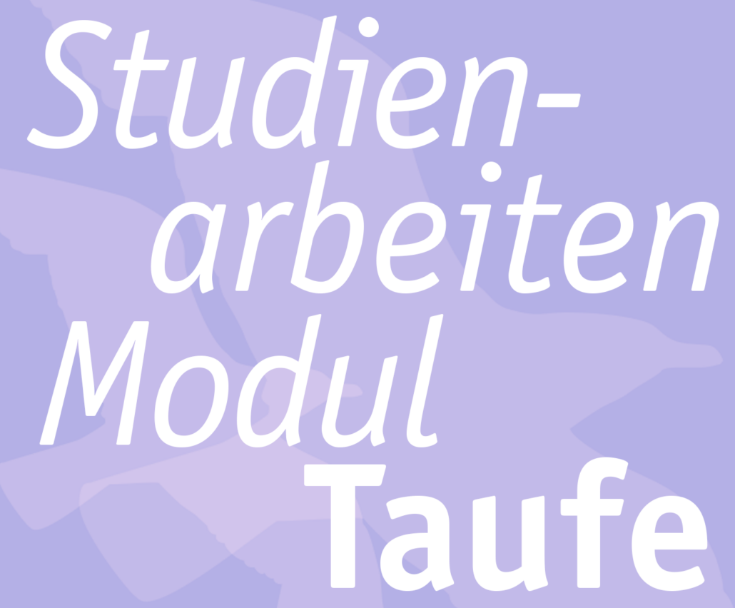 Studienarbeiten 2026 -Modul Taufe