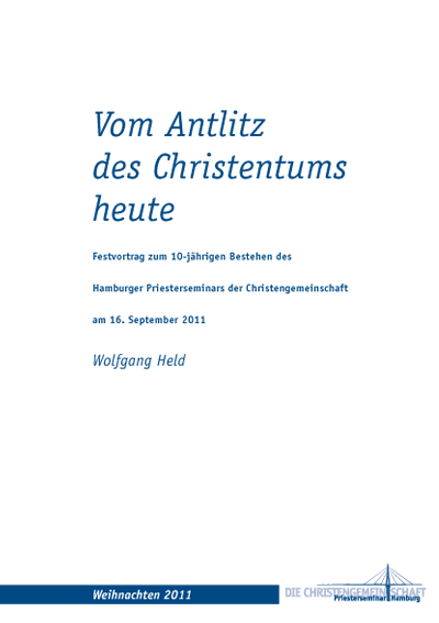 Weihnachtsgabe 2011 Wolfgang Held